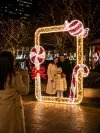 2D LED IŞIKLI YILBAŞI ÇERÇEVE 
